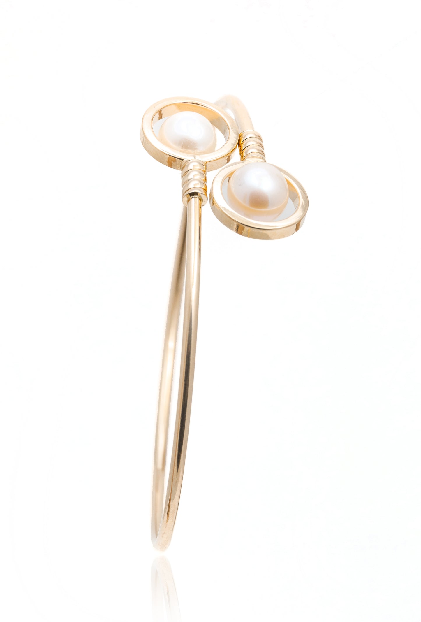 Bratara cu perle aur galben 14k