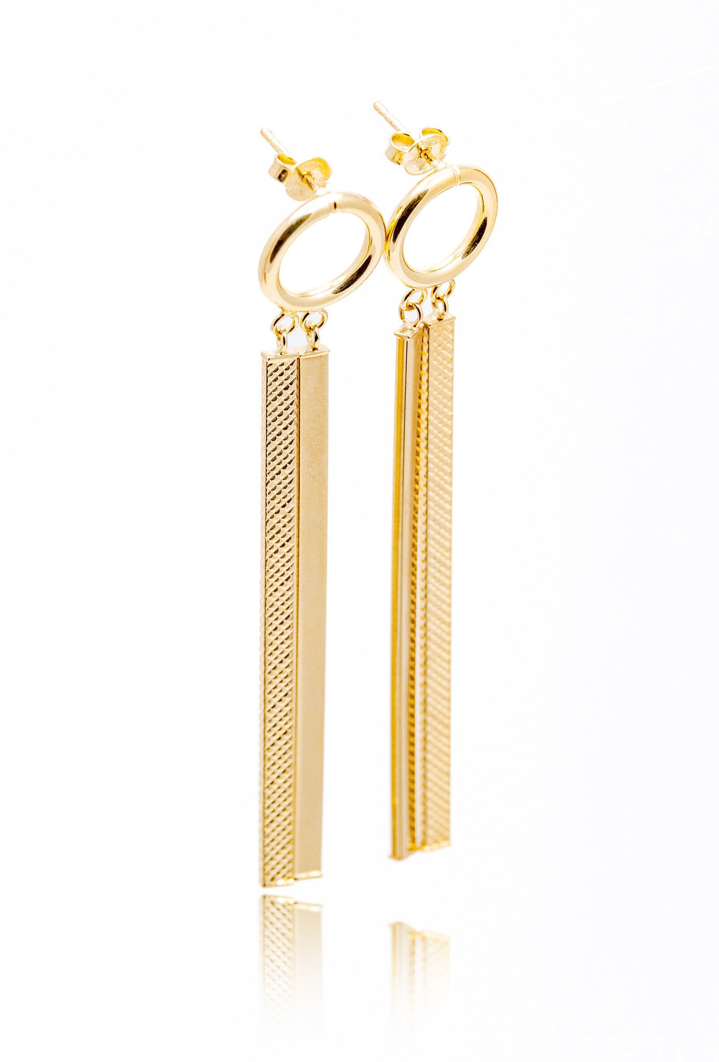 Cercei aur galben 14K