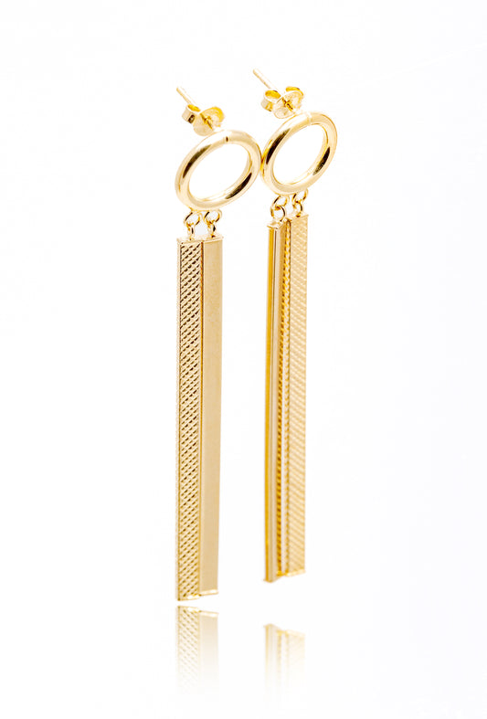 Cercei aur galben 14K