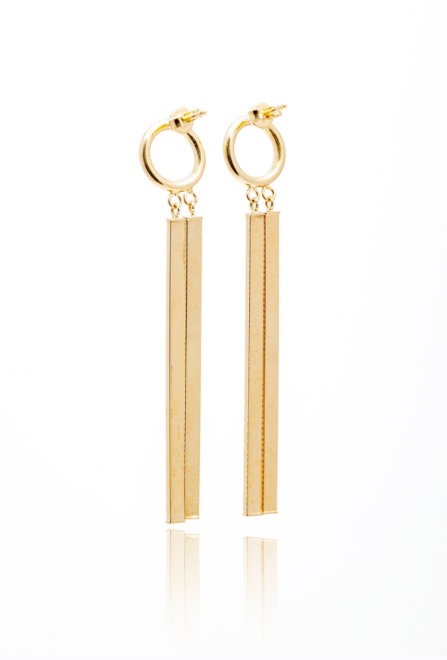 Cercei aur galben 14K